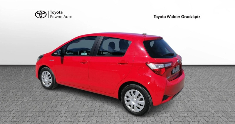 Toyota Yaris cena 67900 przebieg: 33780, rok produkcji 2019 z Grudziądz małe 191